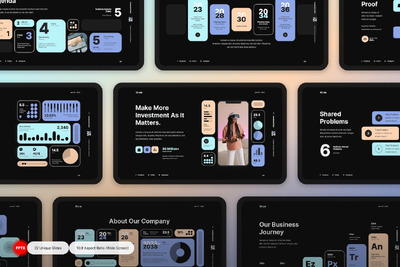 创意多用途商业演示PPT模版 (PPTX)