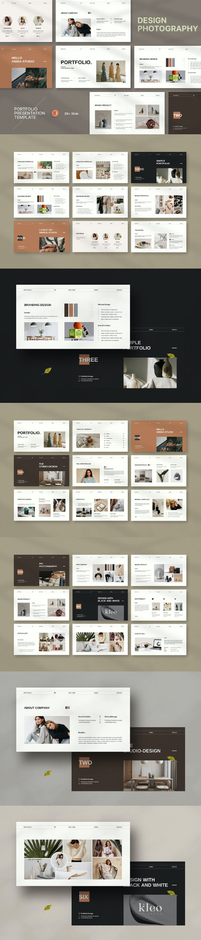 作品集演示模板PPT模版 (PPTX)