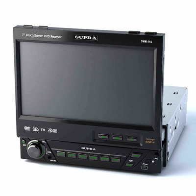 Supra 7寸触摸屏DVD播放器3D模型（OBJ,MAX）