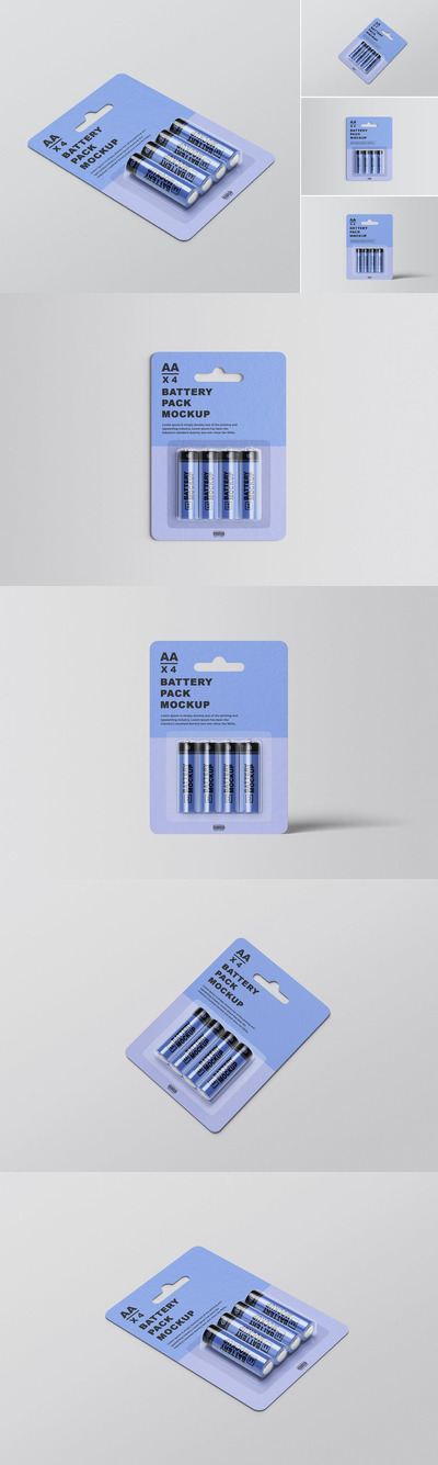 AA 电池组样机 (PDF,PSD)