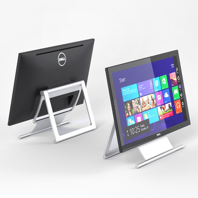 戴尔Dell 21.5触摸板电脑3D模型（FBX,MAX）