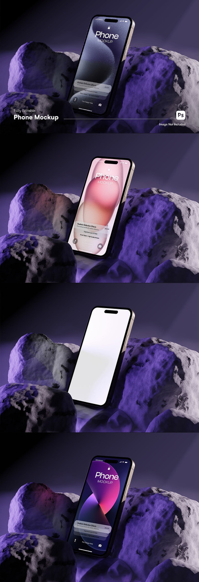 iPhone 15 样机 (PSD)