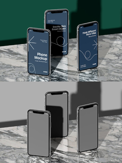 Iphone X 样机 002 (PSD)