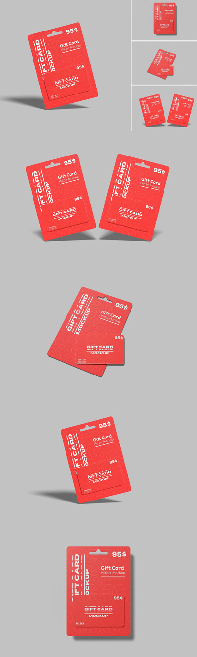 礼品卡样机 (PSD,PDF)