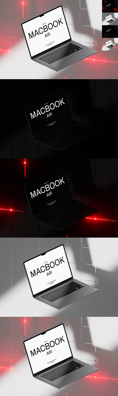 MacBook Air 样机 (PSD)