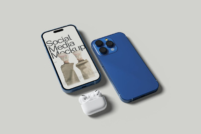 智能手机样机 (PSD,JPG)