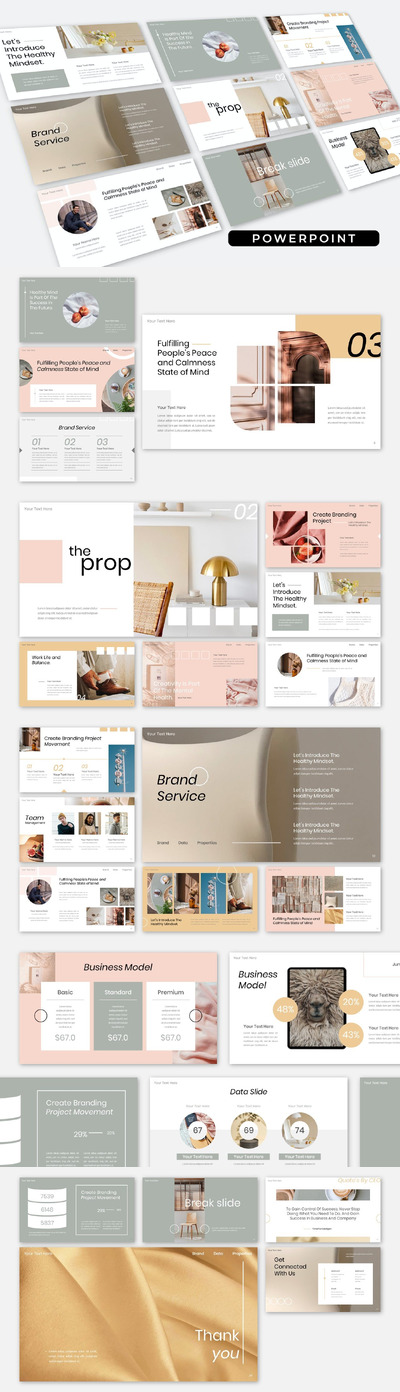 房地产美学商业提案 PPT模版 (PPT,PPTX)