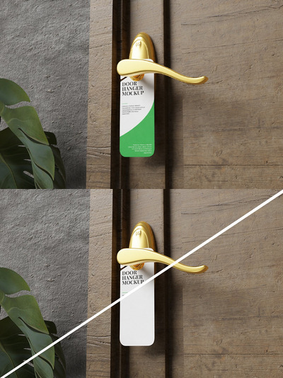逼真的门挂样机 (PSD)