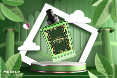 香水样机 (JPG,PDF,PSD)