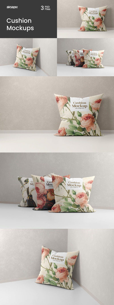 坐垫抱枕样机  (PSD,JPG)