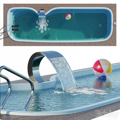 Narbonne游泳池3D模型（OBJ,MAX）