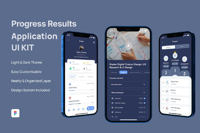 学习进度结果 iOS 应用 App UI Kit (FIG)