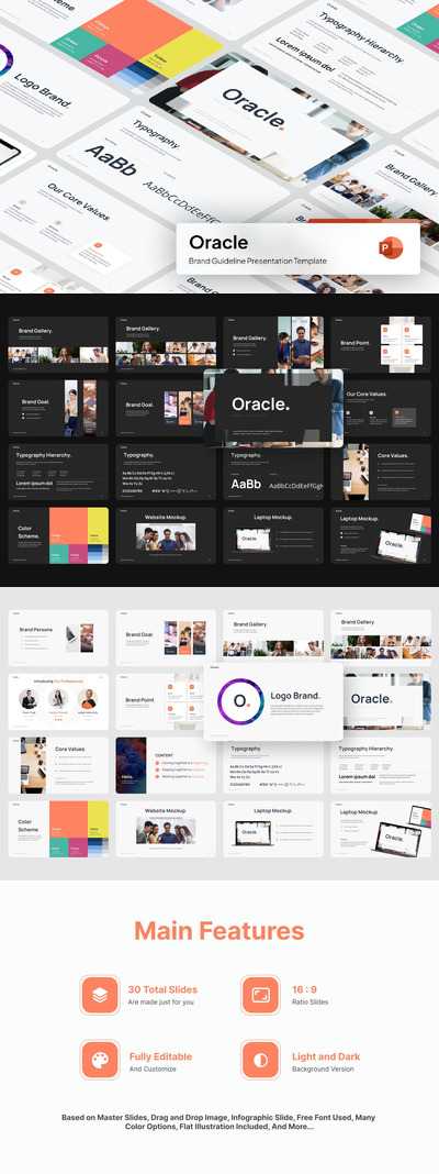 品牌指南 PPT模版 (PPTX)