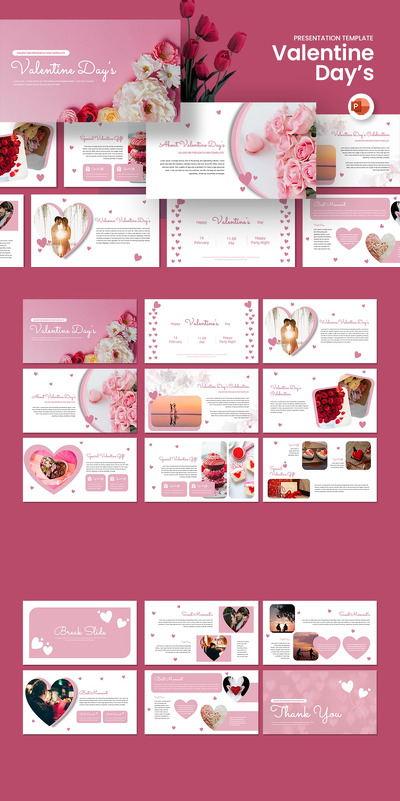 情人节 PPT模版 (PPTX)
