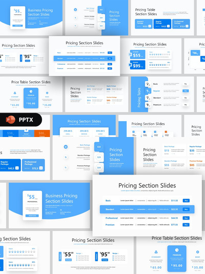 定价表PPT模版 (PPTX)