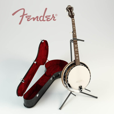 Fender Leo Banjo班卓琴3D模型（FBX,MAX）