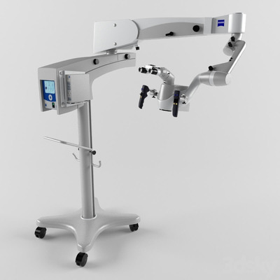 电动牙科显微镜3D模型（OBJ,MAX）