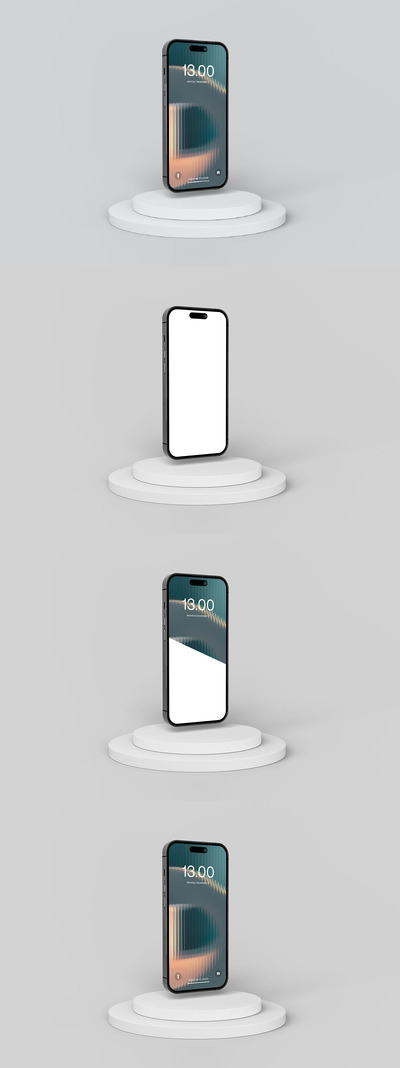 iPhone 手机模型 (PSD)