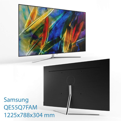 三星Samsung QE55Q7FAM电视机3D模型（FBX,MAX）
