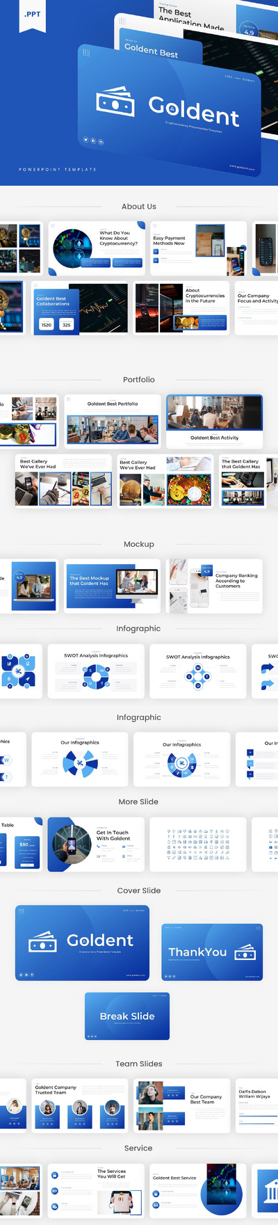 加密货币技术介绍 PPT模版 (PPTX)