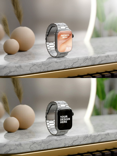 3D 智能手表样机 (PSD,PDF)