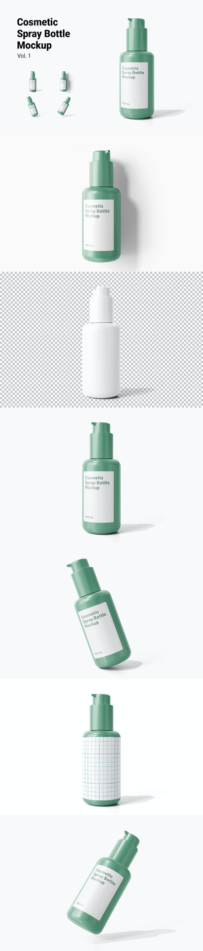 化妆品喷雾瓶样机 Vol.1 (PSD)
