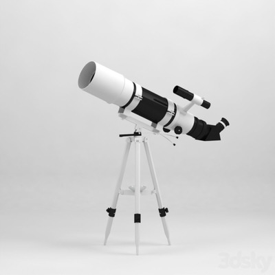 望远镜3D模型（FBX,MAX）