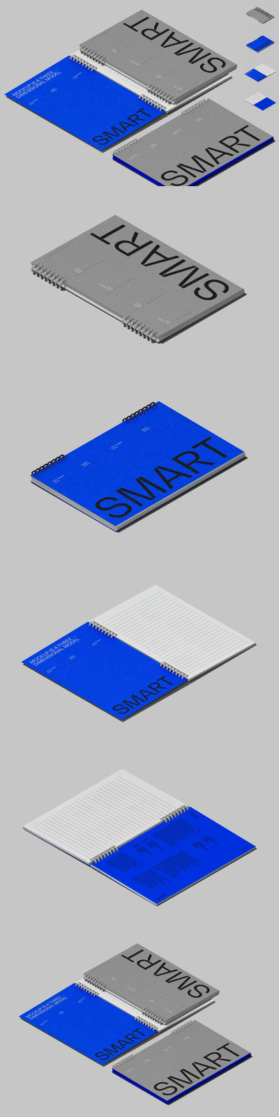 等距笔记本样机集 (PSD)