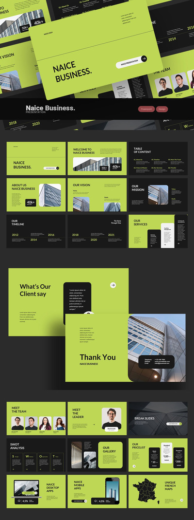 商业项目介绍 PPT模版 (PPTX)