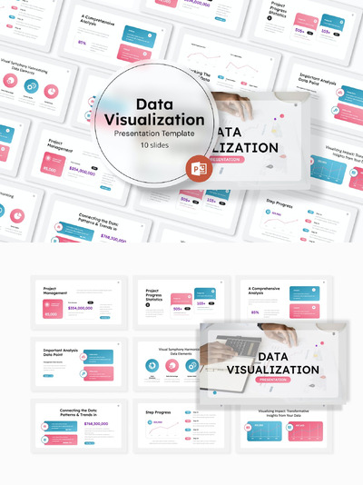 数据可视化PPT模版 (PPT,PPTX)