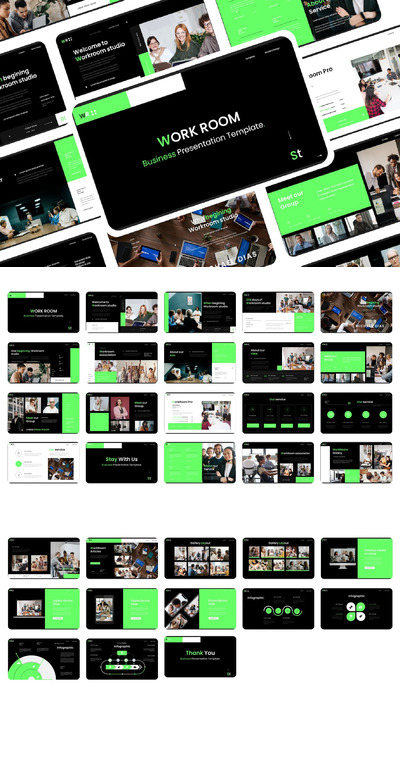 业务演示PPT模版 (PPTX)