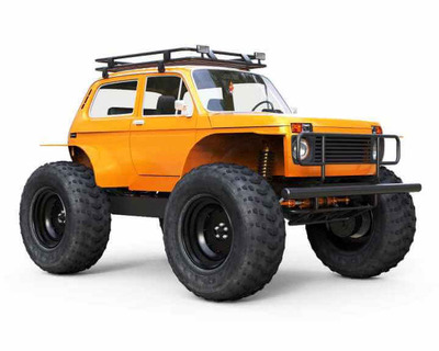 Lada NIVA大脚车3D模型（OBJ,FBX,MAX,C4D,LWO）