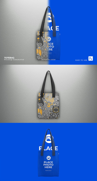 手提袋样机 (PSD)