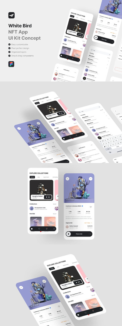 NFT 应用App UI Kit (FIG)