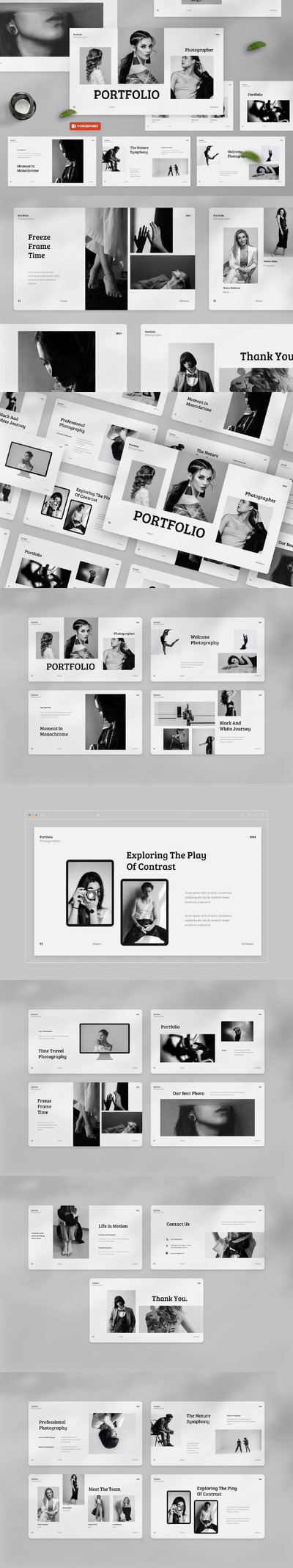 作品集摄影师  PPT模版 (PPT)