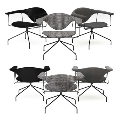 Gubi Masculo休闲扶手椅3D模型（OBJ,FBX,MAX）