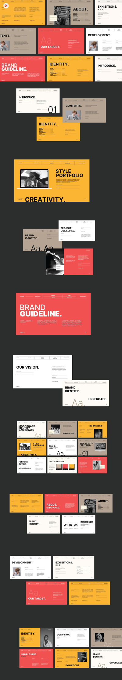 品牌指南PPT模版 (PPT,PPTX)