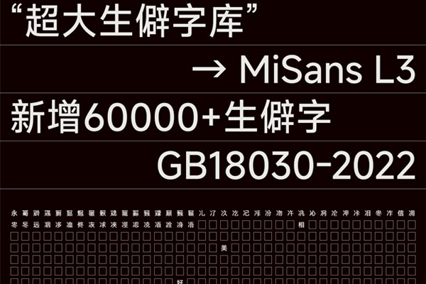 🔴MiSans Global小米澎湃OS全新系统字体下载