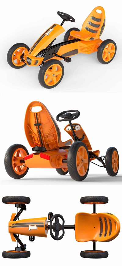 BERG Rally Pearl卡丁车low poly 3D模型（OBJ,FBX,MAX）