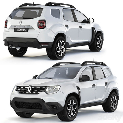 2018款雷诺Renault Duster SUV汽车3D模型（FBX,MAX）