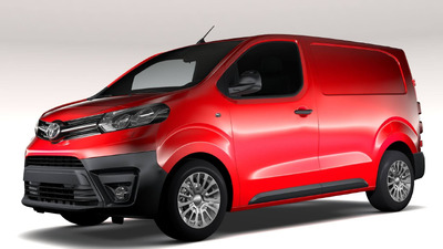 2017款丰田Toyota Proace商务汽车3D模型（FBX,BLEND）