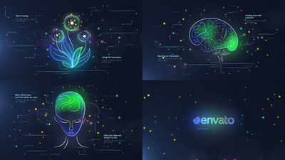 生物技术揭幕AE动画模版 (AEP)