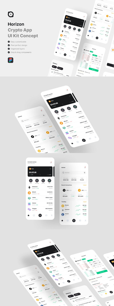 加密应用App UI Kit (FIG)