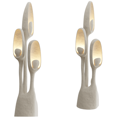 Alt-S Calla马蹄莲落地灯3D模型（OBJ,FBX,MAX）