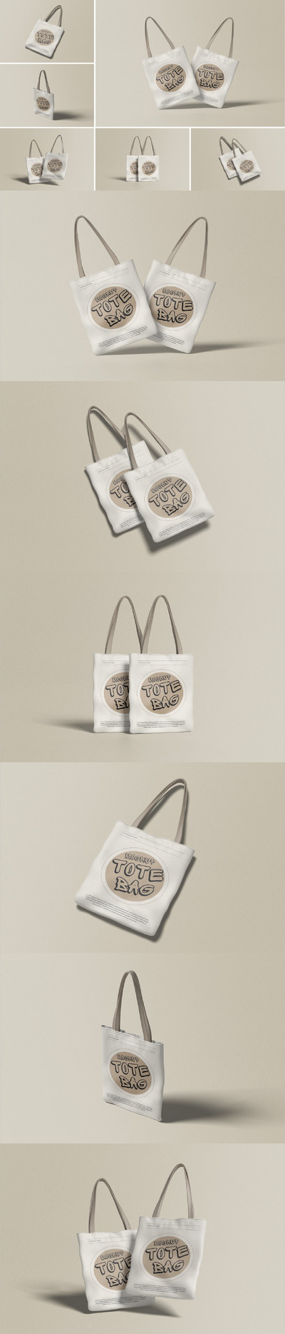 手提袋样机第 2 卷 (PSD,PDF)