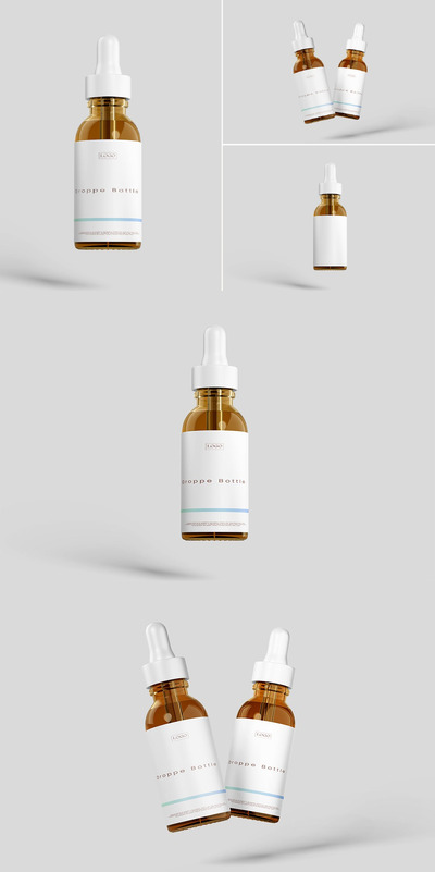 滴管瓶样机 (PSD,PDF)