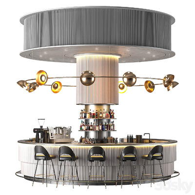 酒吧 咖啡店3D模型（FBX,MAX）