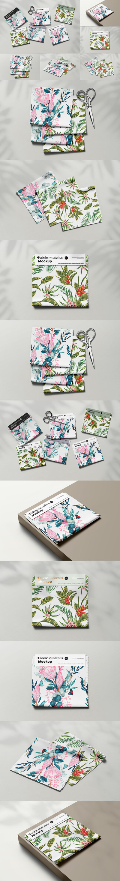 织物样本样机 (PSD,PDF)