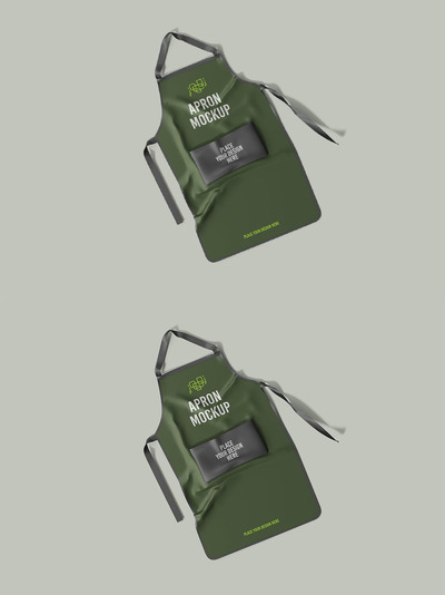 围裙样机 (JPG,PNG,PSD)