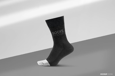 袜子样机 (JPG,PDF,PSD)
